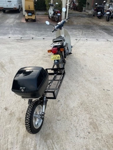 カブ角目90カスタム　トレーラー付き！キャンプ等に！