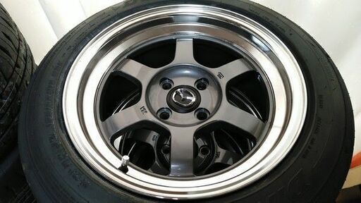 レイズ マツダ 純正風 加工 ホイール センターキャップ VolkRacing CE28N TE37V G25 RE30 etc. レイズ マツダ 純正風 加工 ホイール センターキャップ VolkRacing