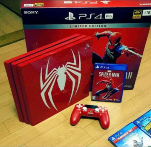 PS4 Pro 4K HDR 1TB - スパイダーマンリミテッドエディション+
