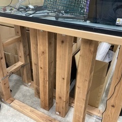 120×45センチ水槽、水槽台、ポンプKOTOBUKI