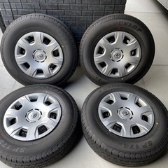 ハイエース200系新車外し 純正タイヤ+ホイール4本セット