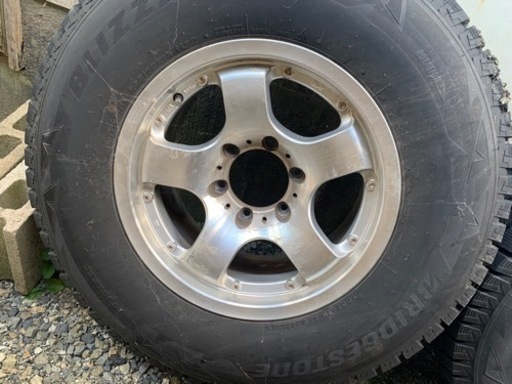 引き取り限定　ブリザック　265/70R16 スタッドレスホイールセット