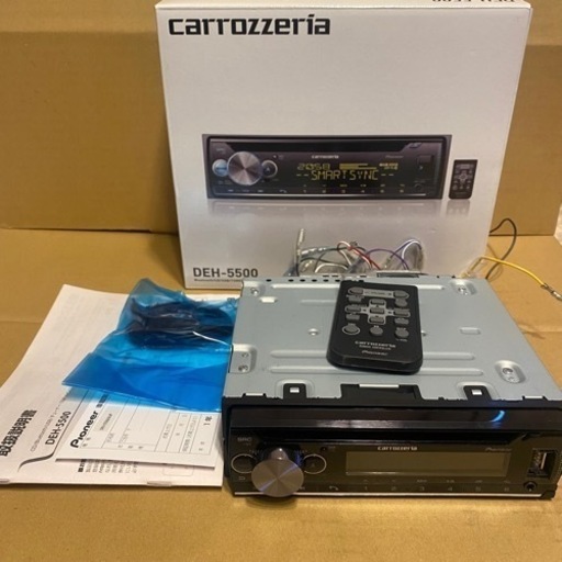 美品 carrozzeria カロッツェリア 1DIN Bluetooth DEH-5500