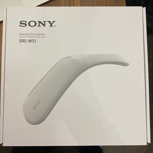 最新入荷】 SONY SRS-WS1 ウェアラブルネックスピーカー ヘッドフォン
