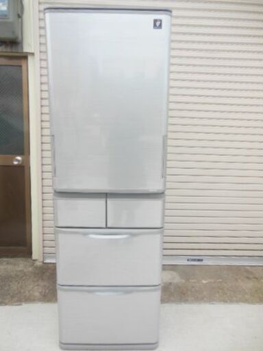 SHARP　冷蔵庫　どっちもドア　SJ-W412E　2019年製　中古品