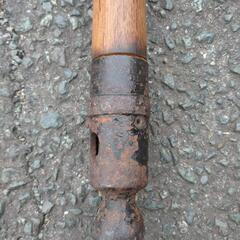 長槍 石突有 穂無し 骨董品 アンティーク 戦国時代