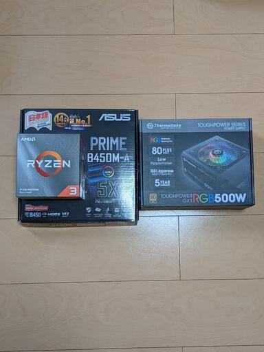 自作PC] Ryzen3 3100/16GB/SSD480/GTX1060搭載
