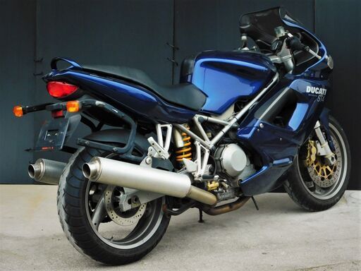 愛媛発★ DUCATI ST4 青色ブルー エンジン一発始動♪アイドリング＆シフト良好 走行距離42,875km =始動動画有= レストアベース 現状販売