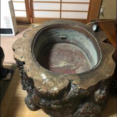 囲炉裏　火鉢　キャンプ　焚き火台　山小屋