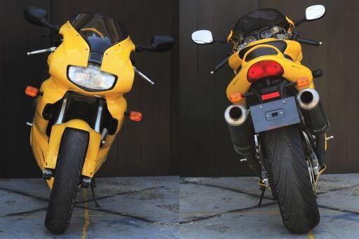 愛媛発★ DUCATI SS900 2000 黄イエロー エンジン始動時セル不具合～始動後はアイドリング＆シフト良好 走行距離47,765km 現状販売