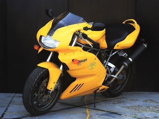 愛媛発★ DUCATI SS900 2000 黄イエロー エンジン始動時セル不具合～始動後はアイドリング＆シフト良好 走行距離47,765km 現状販売