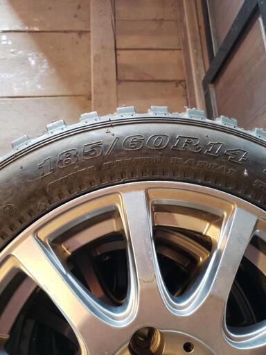 フルピン！DUNLOP 51R 185/60R14 極上品 ワインカップ