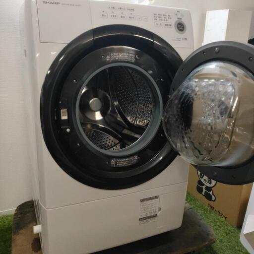 □品 SHARP シャープ ドラム式洗濯機 ES-S7F-WR 2021年製 美品です