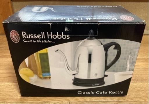 未使用　カフェケトル Russell Hobbs 7300JP ラッセル・ホブス 電気ケトル 1.2L