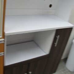 キッチンボード ブラウン ホワイト【モノ市場半田店】151