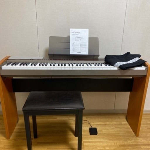 【大阪府全域お届けします！】CASIO 電子ピアノ Privia PX-500L 光ナビ付き