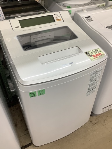 パナソニック 8kg 洗濯機 NA-SJFA803 管D220203AK (ベストバイ 静岡県袋井市) 19140円