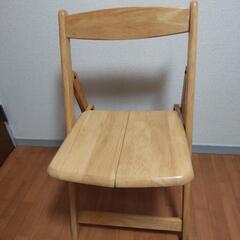 【募集中】折り畳み椅子　木製