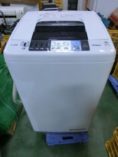 E908　HITACHI　全自動洗濯機　7.0KG  NW-70A（W)  ２０１６年製