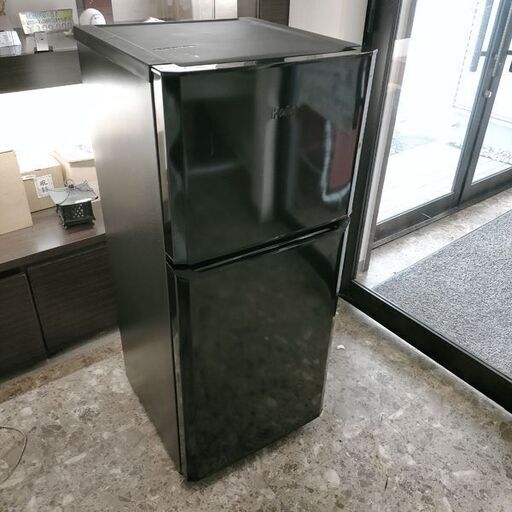 ハイアール 121L 冷凍冷蔵庫 JR-N121A  2018年製 ブラック 店頭引き取り歓迎 ♪