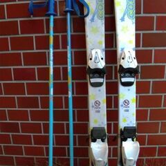 子供用　スキー板＆ストックセット