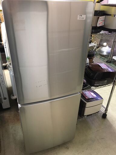☆中古 激安！！￥14,300！！ELSONIC　148㍑2ドア冷蔵庫　家電　2019年製　EH-R1482F型　幅50cmｘ奥行60cmｘ高さ128cm　【BA119】