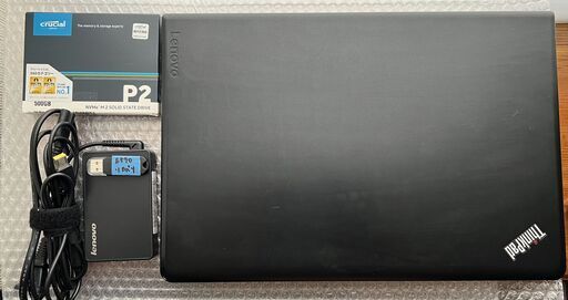 高速SSD搭載 Lenovo ThinkPad E570 /Core i5 7200U/メモリ 16GB/NVMe