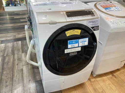日立 11kgドラム式洗濯機 2019年製 BD-SV110EL