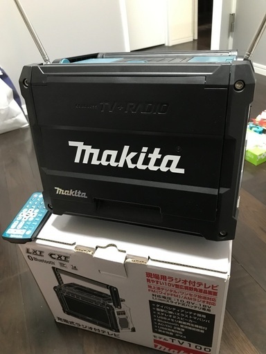 マキタ　充電式ラジオ付テレビ