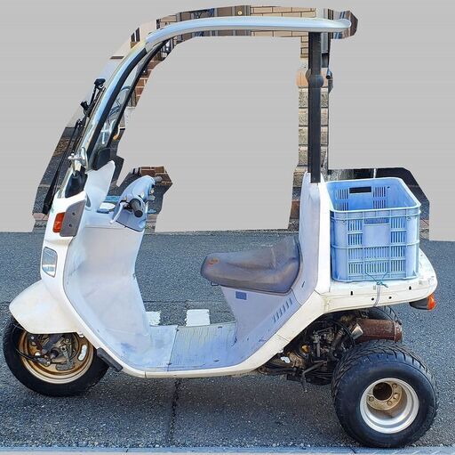 ★値引で70000円☆確認走行済★ミニカー登録可★ホンダ ジャイロキャノピー TA02★納車整備可★お届け可★登録代行可★全国発送可能★50cc 原付　宅配達出前　スクーター バイク Uber　ウーバー ☆値引で70000円☆確認走行済☆ミニカー登録可☆ホンダ ジャイロ