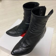 ATELIER BRUGGE美品黒本革ショートブーツ