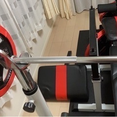 価格は要相談)ホームジム(1年半使用) IROTEC ベンチプレス一式(組立済)