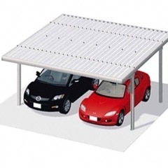 【美品】カーポート４本柱積雪100cm対応