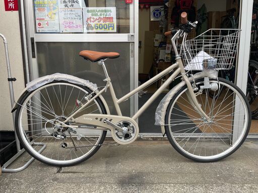 新車☆26インチ・クロスシティ車　変速付き