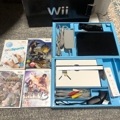 Wii本体+ゲーム5本セット 動作確認済