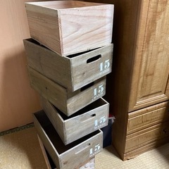 【無料】木箱6箱