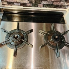 強火力ガステーブルコンロ Vamo.＋tower コンロ隙間ラック黒セット