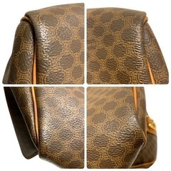 CELINE セリーヌ マカダム 柄 ボストンバッグ ハンドバッグ トラベル