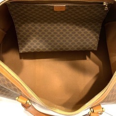 CELINE セリーヌ マカダム 柄 ボストンバッグ ハンドバッグ トラベルバッグ トリオンフ柄 ヴィンテージ ビンテージ 人気