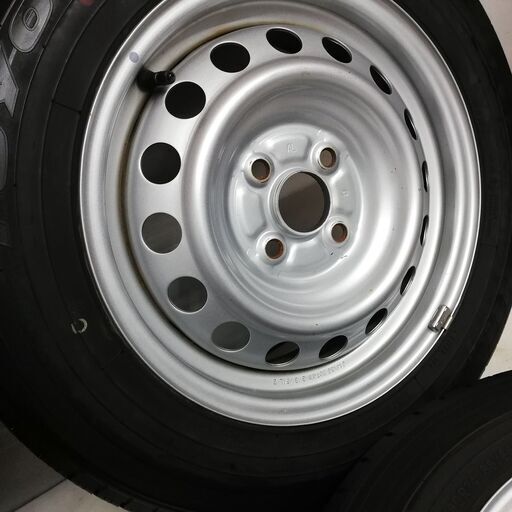 ～横浜市旭区 ズーラシア近く～ ＜ノーマル＆ホイール 4本＞ 155/80R14 トーヨー '18 14X5J トヨタ 純正 -100 4H サクシード プロボックス
