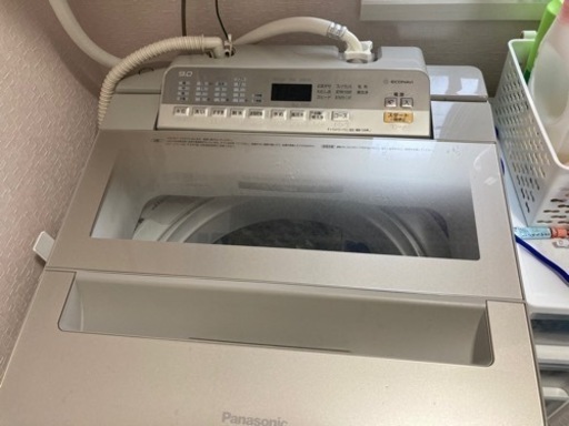 【良品】パナソニック 全自動洗濯機 (洗濯9.0kg)(ホワイト) NA-FA90H5-W