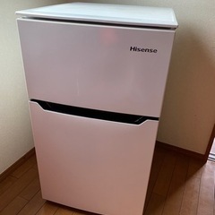 ハイセンス製冷蔵庫差し上げます。