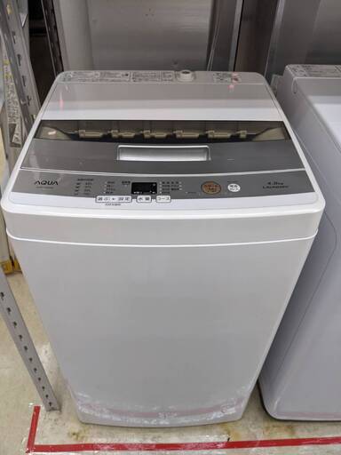 AQUA 4.5kg洗濯機 2018年製 AQW-S45E アクア