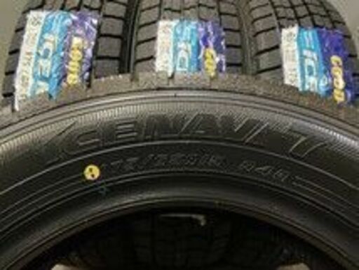 新品 2021年製 GOODYEAR ICENAVI7 175/65R15 15インチ スタッドレス 4本 キューブ アクア カローラフィールダー等　(VTM510) クレジットカード QRコード決済可能