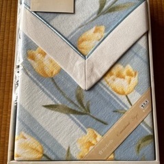 【ネット決済】大幅値下げ　京都西川　綿毛布　　新品未使用