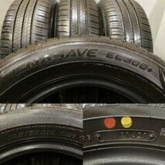 DUNLOP ENASAVE EC300+ 195/65R15 15インチ 夏タイヤ 4本 2021年製 バリ溝 プリウス ステップワゴン セレナ等　(TG695) クレジットカード QRコード決済可能