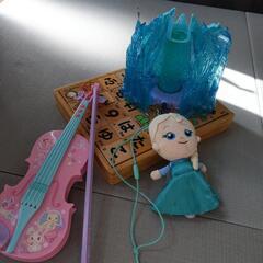 【ネット決済】おもちゃセット　アナと雪の女王　積み木セット　バイオリン