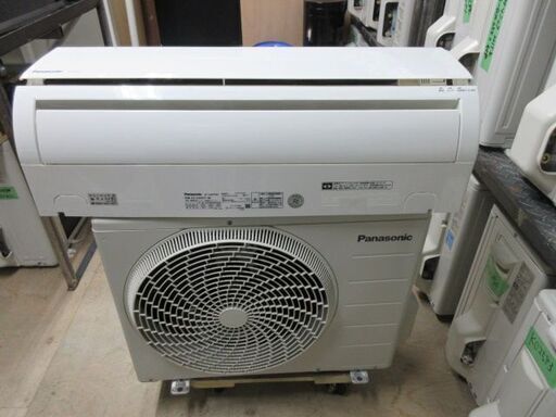 K03082　パナソニック　中古エアコン　主に8畳用　冷2.5kw ／ 暖2.8kw