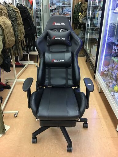 【モノマニア四日市】【引き取り限定】SWOLOL　ゲーミングチェア　中古品