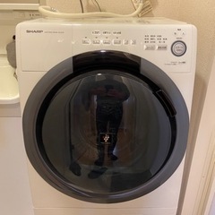 SHARPシャープ ドラム式洗濯乾燥機 ES-S7D -WL (ホワイト系・左開き) SHARPシャープ ドラム式洗濯乾燥機 ES-S7D -WL (ホワイト系・左開き)
